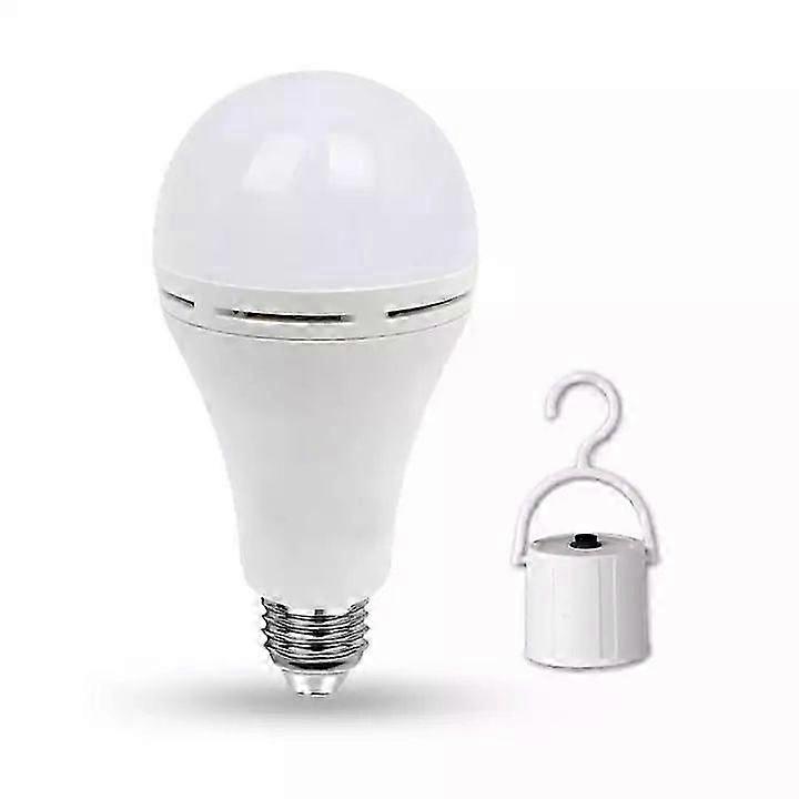LED Emergency Light Bulbs, E26/E27, AC100~240V, Rechargeable, 2Pcs