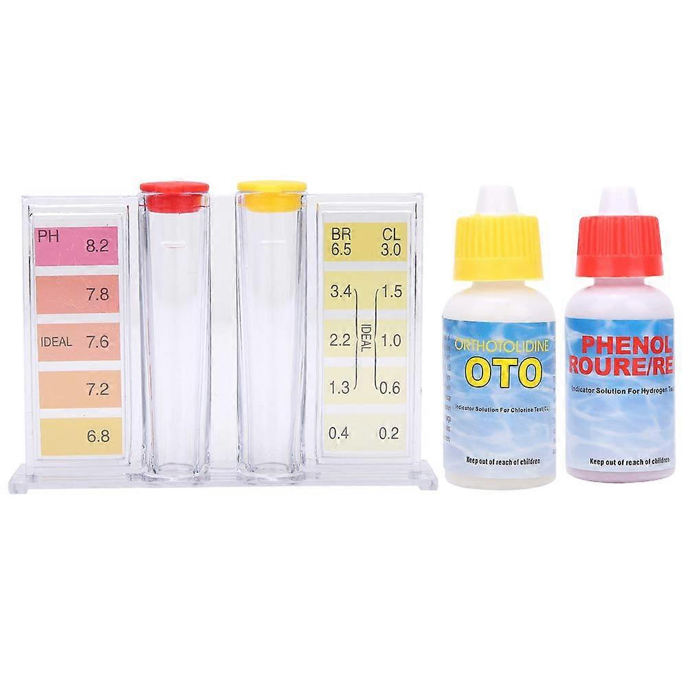 Pool and Spa Water Test Kit with Quick Testing, Easy Color Comparison, Compact Carry Case