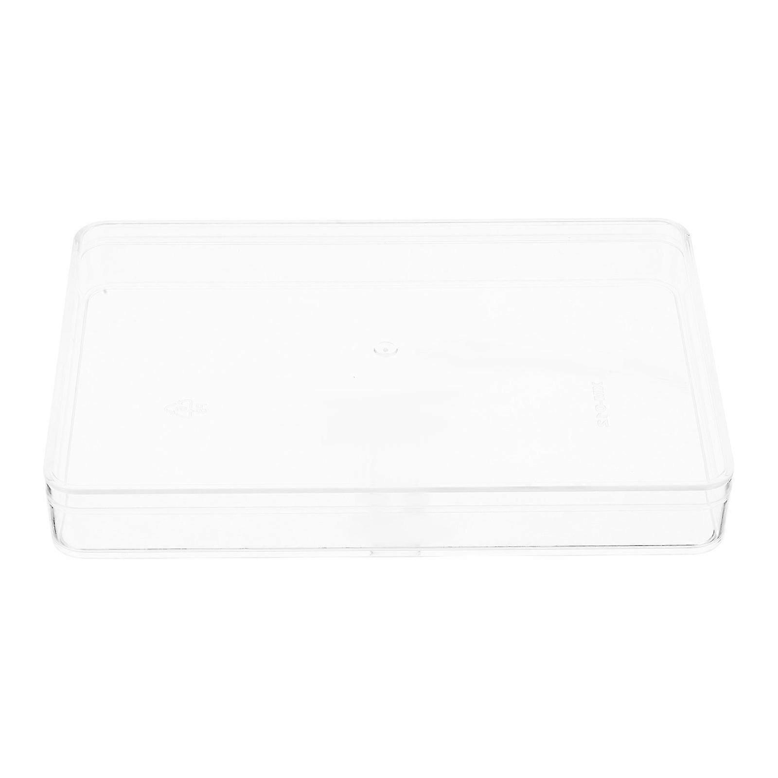 Transparent Cookie Box Rectangle for Storage Clear Plastic