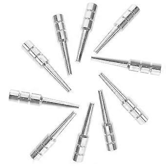 Silver Cribbage Pegs Metal for Scoring Game 10Pcs Multifunctional Score Pegs