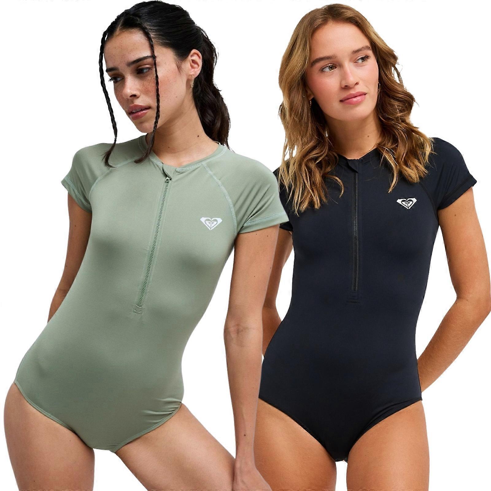 Roxy Womens Essentials Short Sleeve Swimsuit