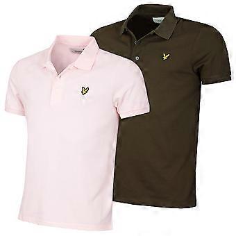 Lyle & Scott Plain Stretch 3-knopen biologisch golfpoloshirt voor heren