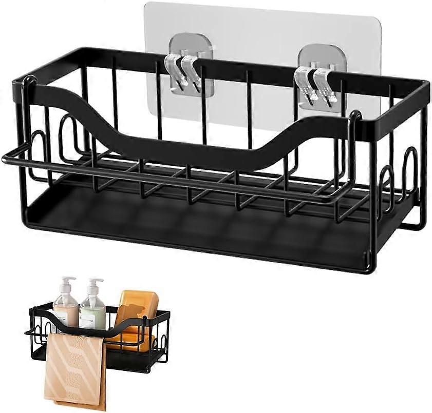 Kitchen Sink Organizer, Wall-Mounted Sponge Storage, Kitchen Sink Orga