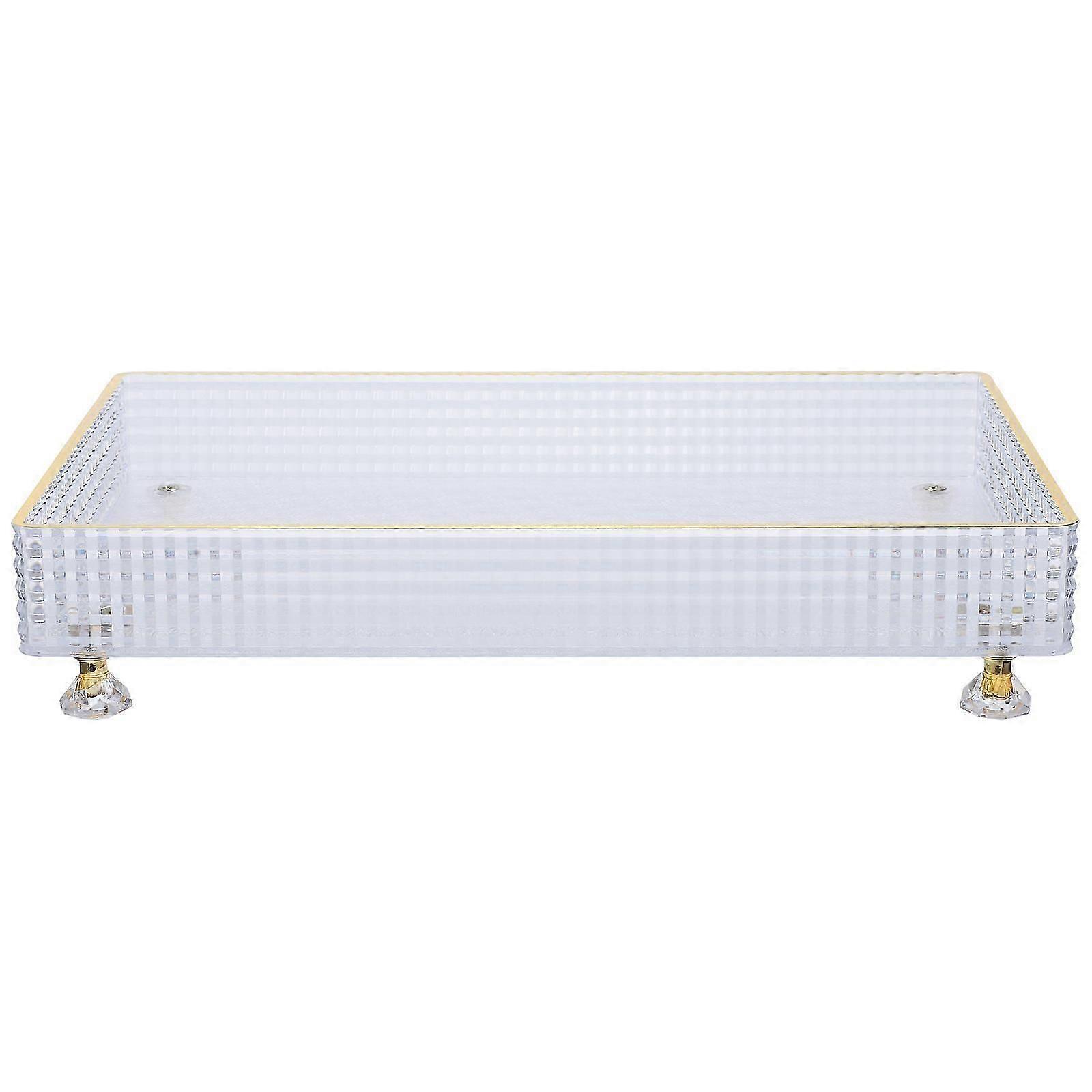 Decorative Serving Plate Household Rectangular Fruit Plate for Storage Use