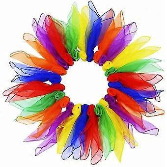 24 Stck Jongliertcher Tanz Tcher Jonglier Schals Gymnastiktcher Fr Kindergarten Kindershow Bauchtanz