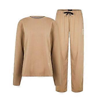 Boss Dame/Dame Rund Hals Afslappet Pasform Lang Pyjamas Sæt
