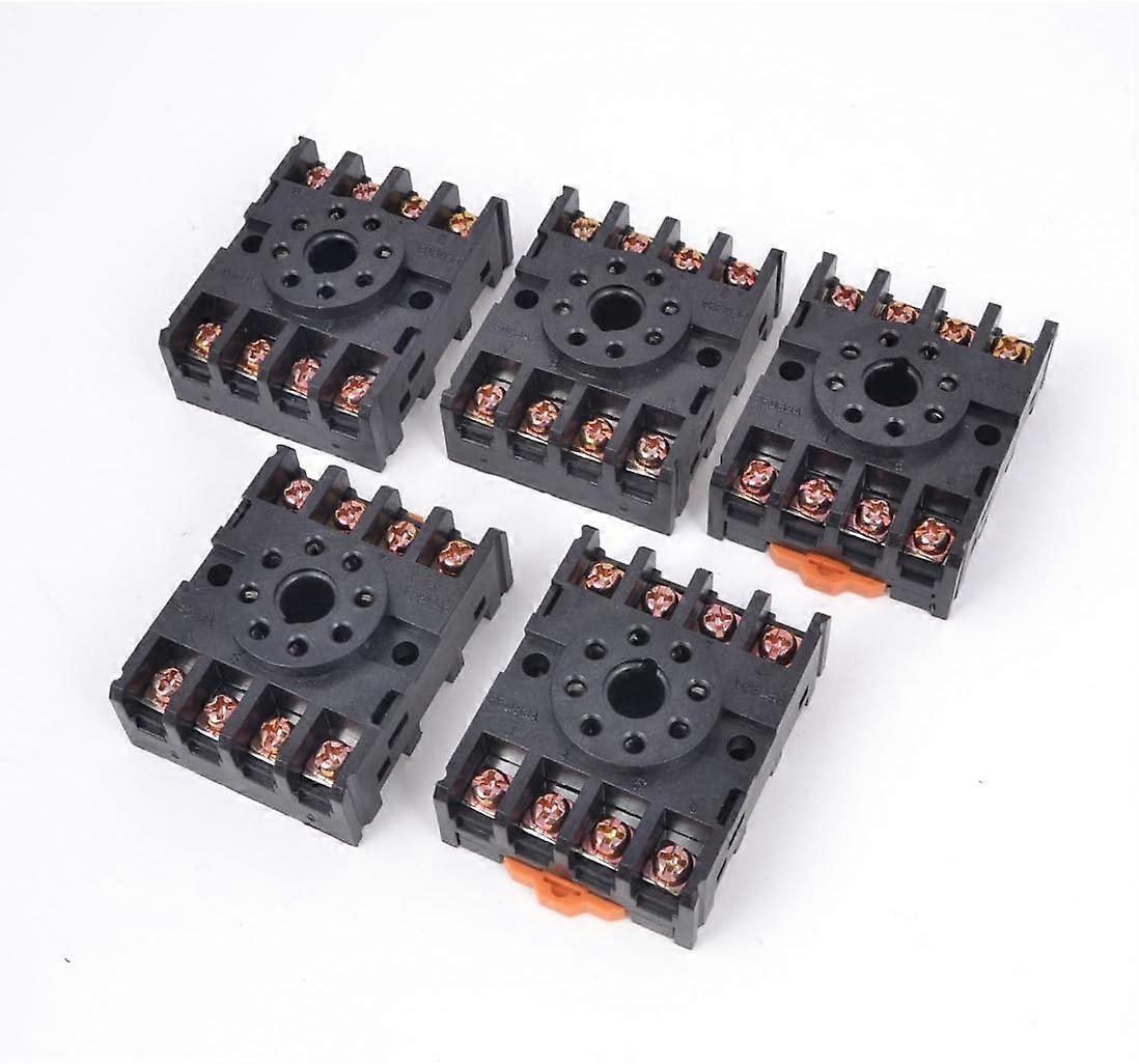 5pcs 8 Pin Power Timer Relay Socket Base Holder PF083A for JTX-2C
