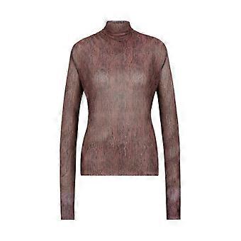 Boss Damski/Damski Top Emata Mock Neck Slim