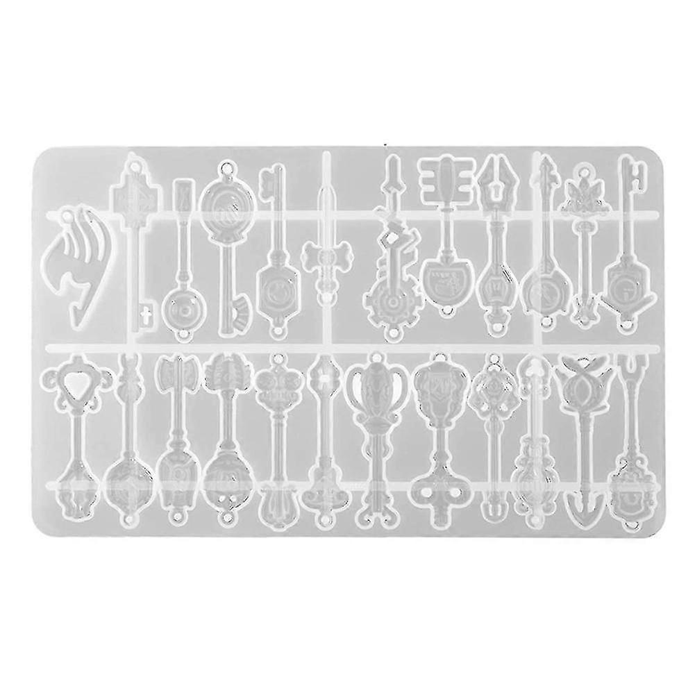 Keys Pendant Resin Casting Mold Compatible With Making