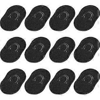 12 Packs Palm Pin Brush Reusable Shampoo Pocket Comb Massager Brush Comb For Hair Beard-6.3*9.3cm
