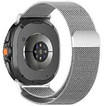 For Samsung Galaxy Watch 8 / 8 Classic xDfind Milan Metal Steel Mesh Strap with Magnetic Clasp Silver