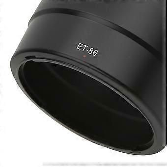 ET86 Black Plastic Lens Hood for Canon EF 70200mm f2.8 IS Cameras