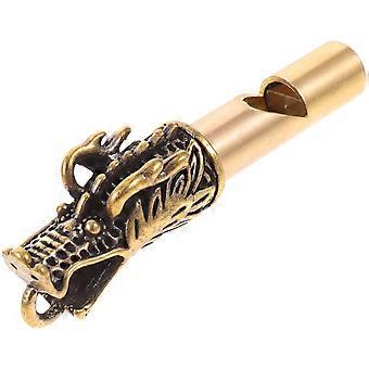4Pcs Brass Animal Head Whistle for Outdoor Teacher Emergency Supply