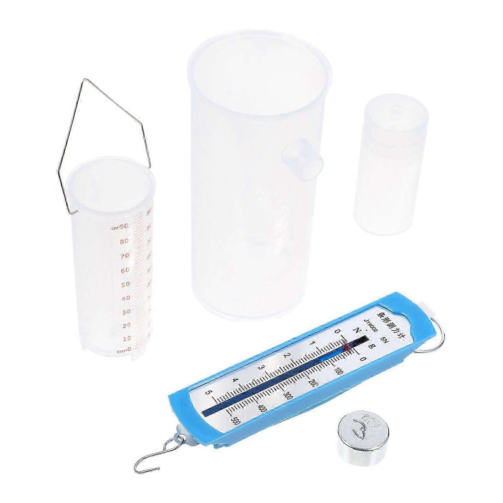 1 Set Archimedes Principle Experimental Demonstrator Bar Dynamometer with Spring