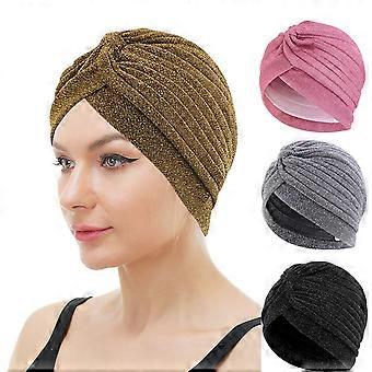 Naisten Miesten Hattu Kiiltävä Pipo Lähi-idän Alue Perinteinen Kerrostettu Yksivärinen Paksu Vintage Unisex Tuulenpitävä Hiustensuoja Aikuisille Lippis Kuninkaallinen Sininen