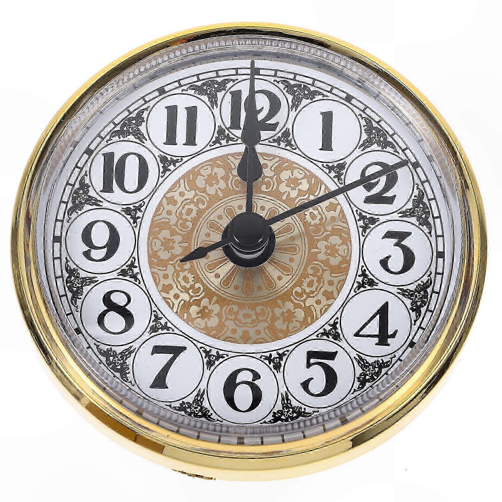 Replace Broken Clock Faces: Miniature Clock Insert Kit, Mini Clock Face Replacement Parts for Home Supplies