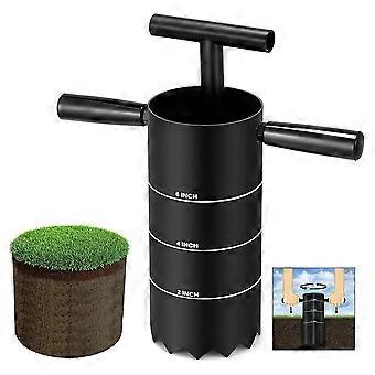 Portable Golf Hole Cutter with Detachable Handle, Ideal for Backyard Putting Green