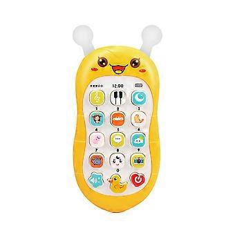 Spielzeug für Kinder von 3-6 Jahren, Wissenschafts- und Lernspielzeug, Geschichtenmaschine, Einschlafhilfe, Lernmaschine für die frühe Bildung, Musikspielzeug, Handyspielzeug, Gelb