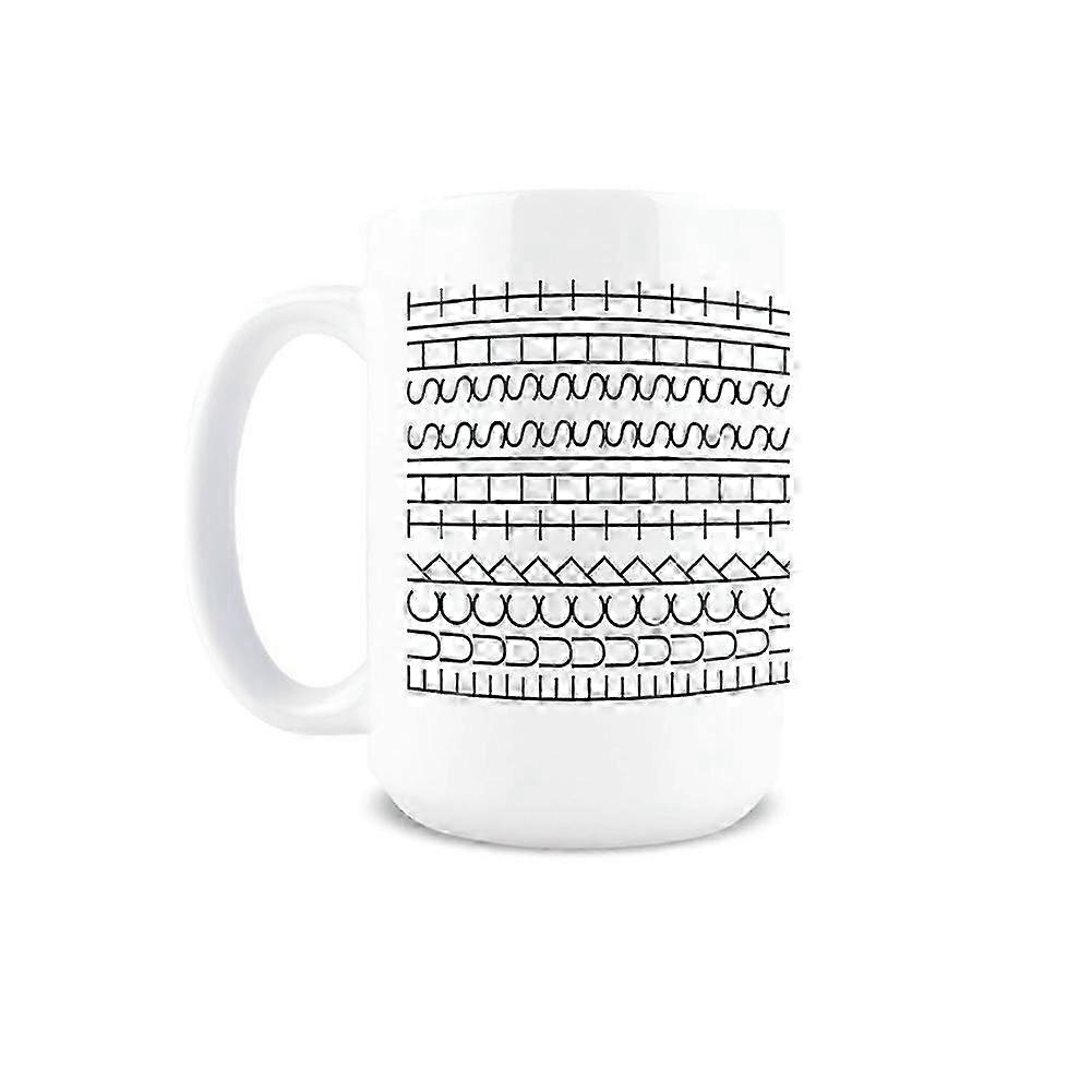 Hidden Message Coffee Mug, 15 Oz Ceramic Cup
