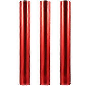 3pcs Relay Batons Track Field Race Running Batons for School Athletic Running Competitions