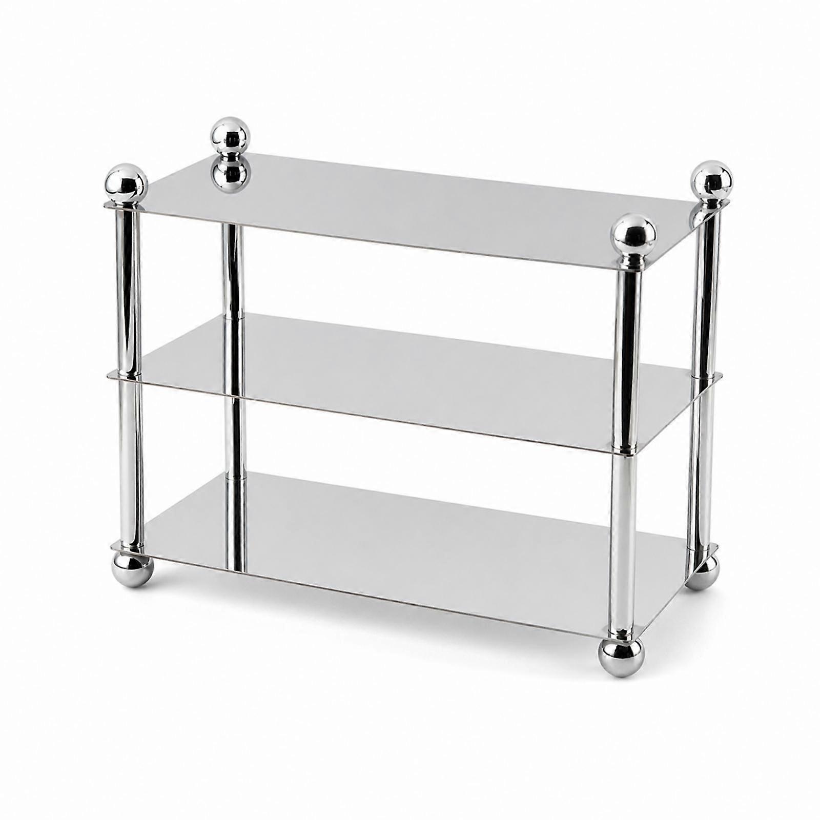 Three-Tier Tray Stand Rectangular 3 Tiered Dessert Table Cupcake Serving Stand