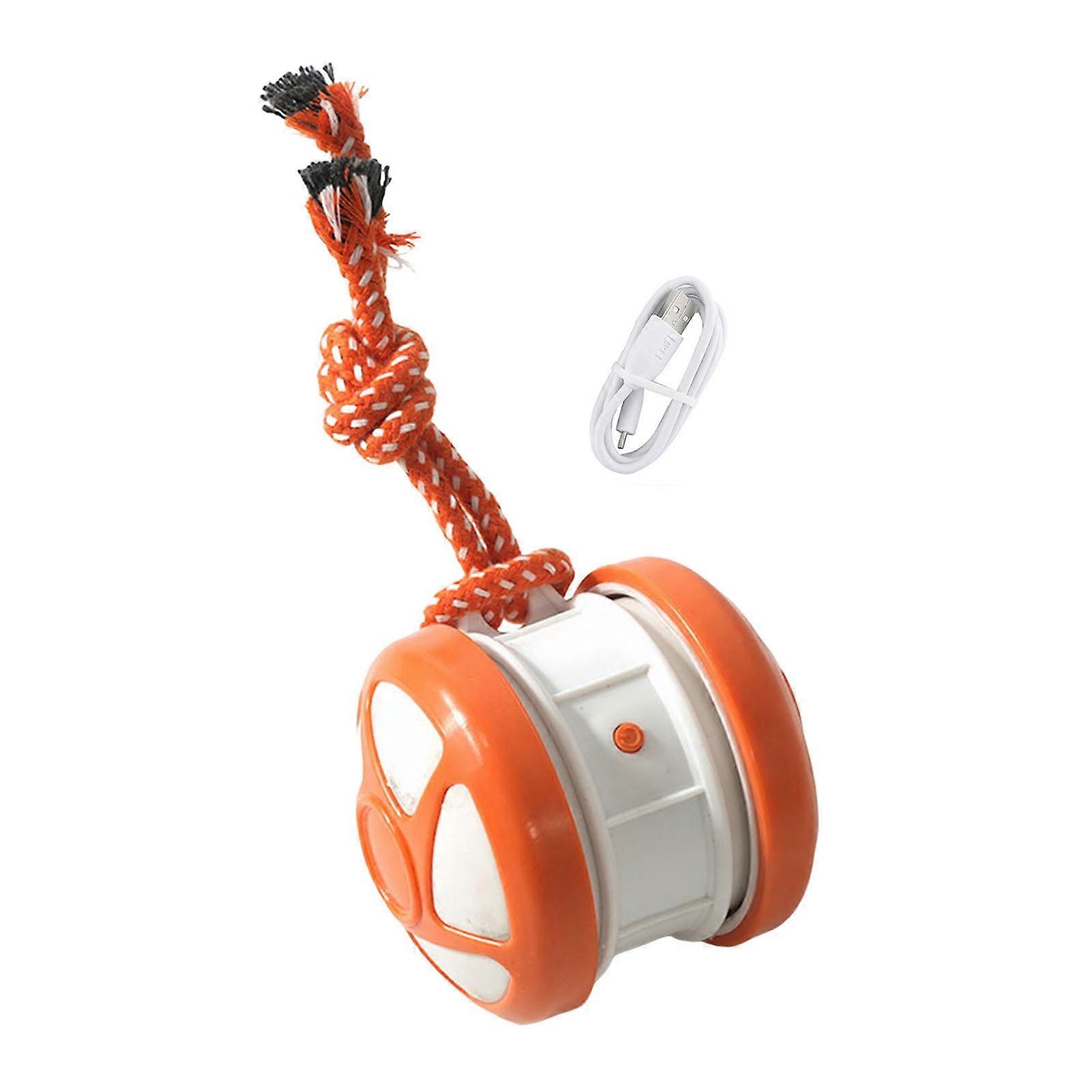 Electric Automatic Rolling Dog Ball with Rope - Smart Interactive Toy