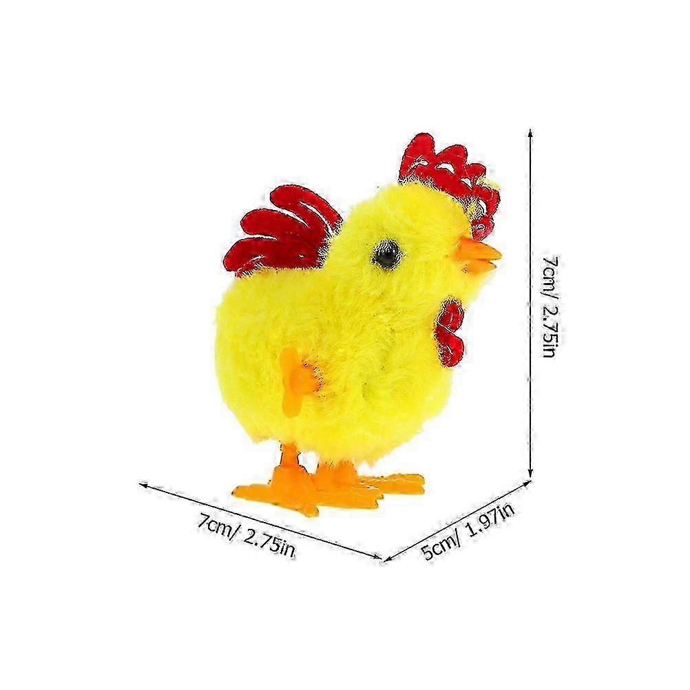 Wind-Up Easter Chicken Toys,8-Pack,Assorted Colors,Durable Plastic_ynam