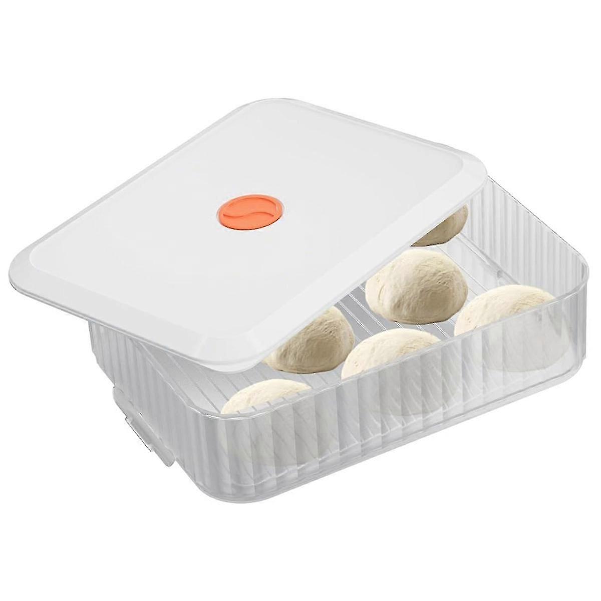 Pizza Dough Proofing Box, Stackable Pizza Dough Container W/Lid , Bread Fermentation Storage Boxes, Dough Rising Box