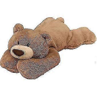 Weighted Stuffed Animal 19.7in 3.3lbs Brown Bear Plush Pillow for Adults Boys Girls Hronsa