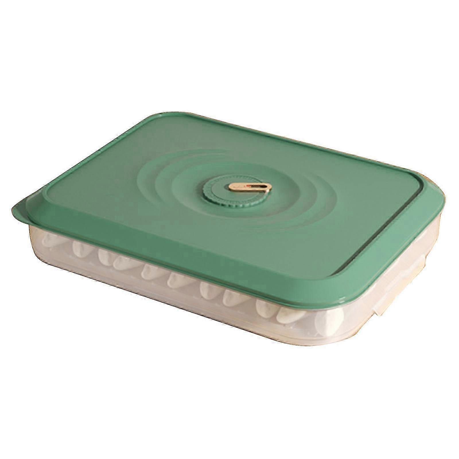 Dumplin Storage Box Large Capacity Multi Layer Stackable Food Organizer