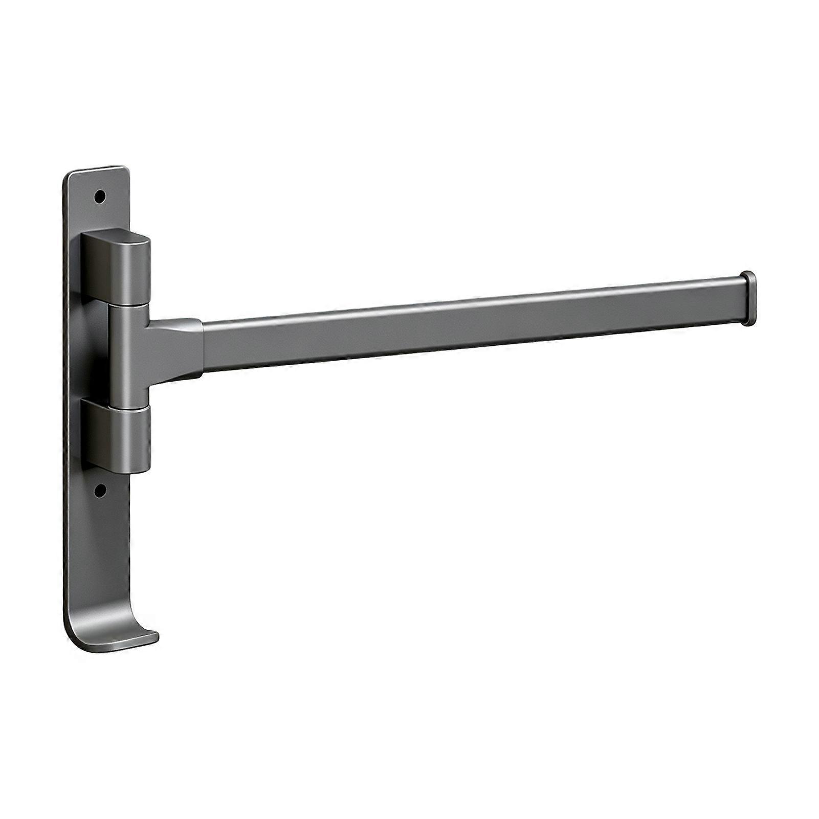 180 Degree Rotating Towel Rack with Space Saving Wall Mounted Design