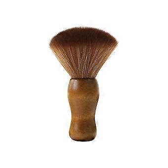 Profissional soft barber neck face duster corte de cabelo soft brush neck ferramenta limpeza escova madeira escova de madeira