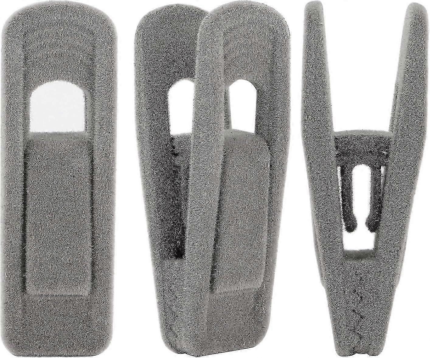 Functional Grey Hanger Clips 20 Pcs