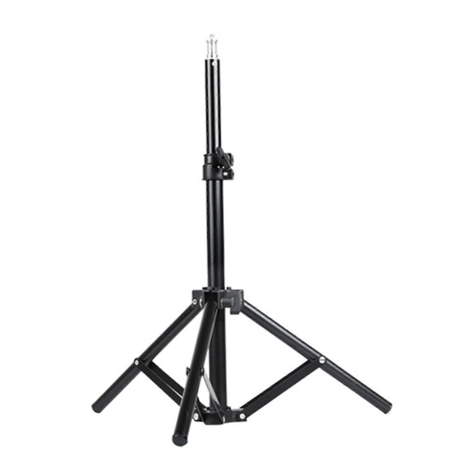 1/4in Screw Photography Light Stand Secure Locking Quick Height Adjustment Compact Storage