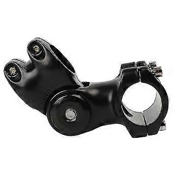 Adjustable Bike Stem 60 Degree Aluminum Alloy Bicycle Handlebar Riser Extender for MTB Road Bike Black jdd