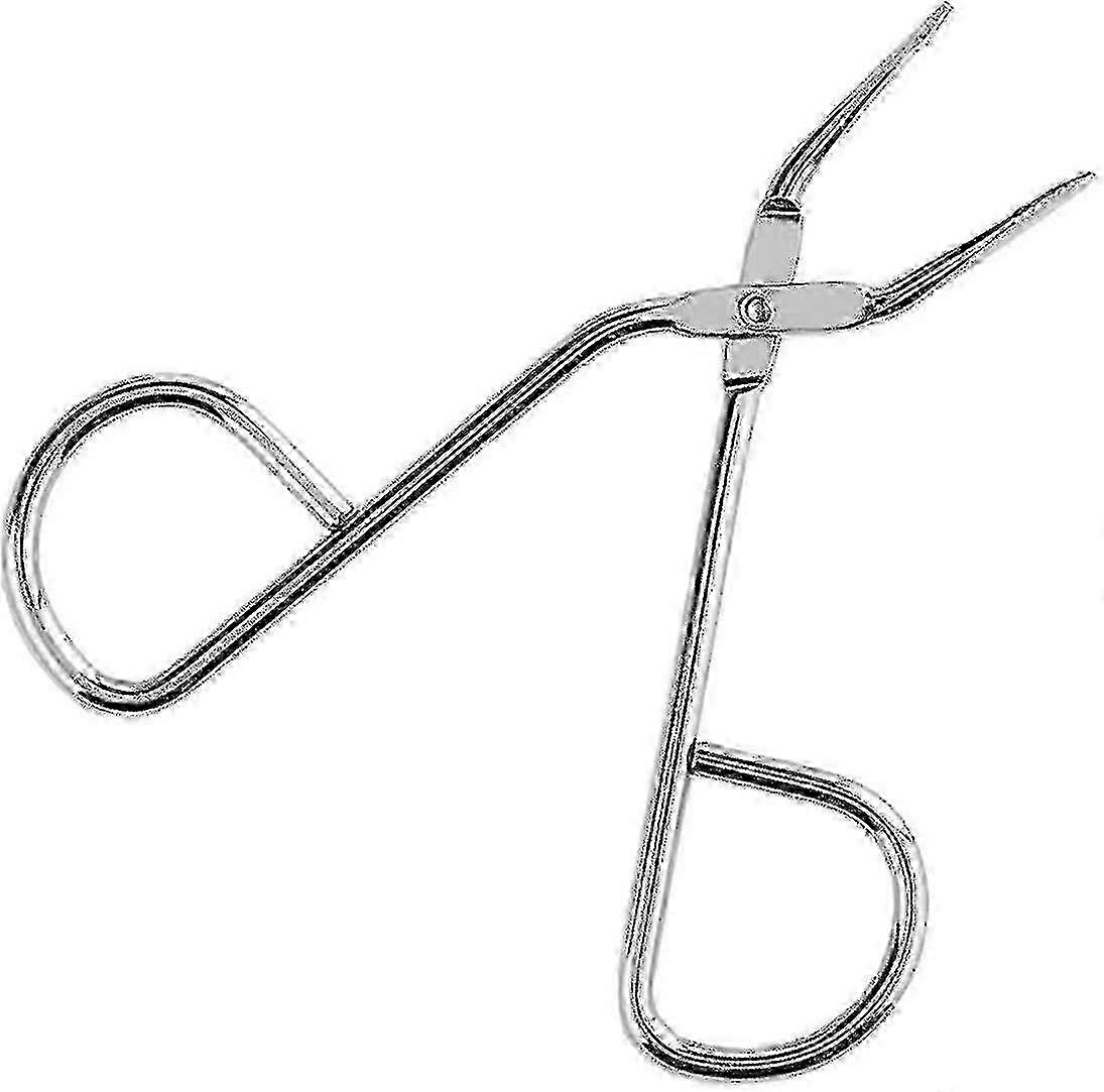 Durable Flat-Tip Stainless Eyebrow Tweezers