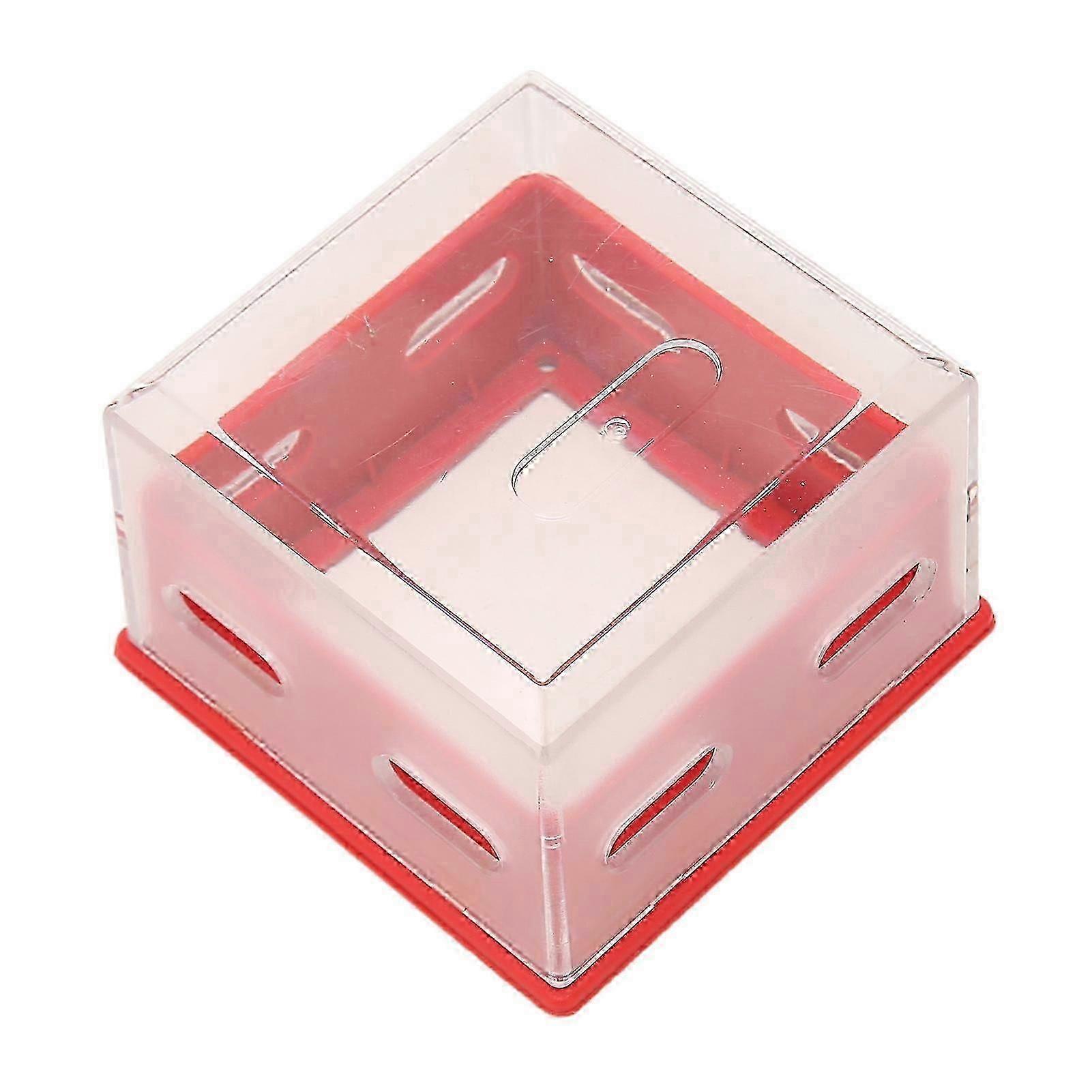 Push Button Switch Protector Waterproof Transparent Emergency Stop Button Switch Cover Guard compatible with Industry
