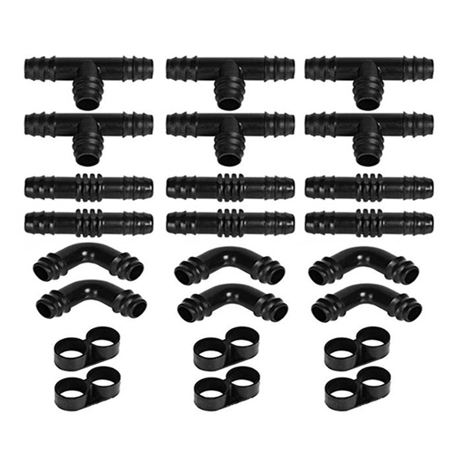 24pcs Horticultural Irrigation Connection Fittings For Sprinkler Systems