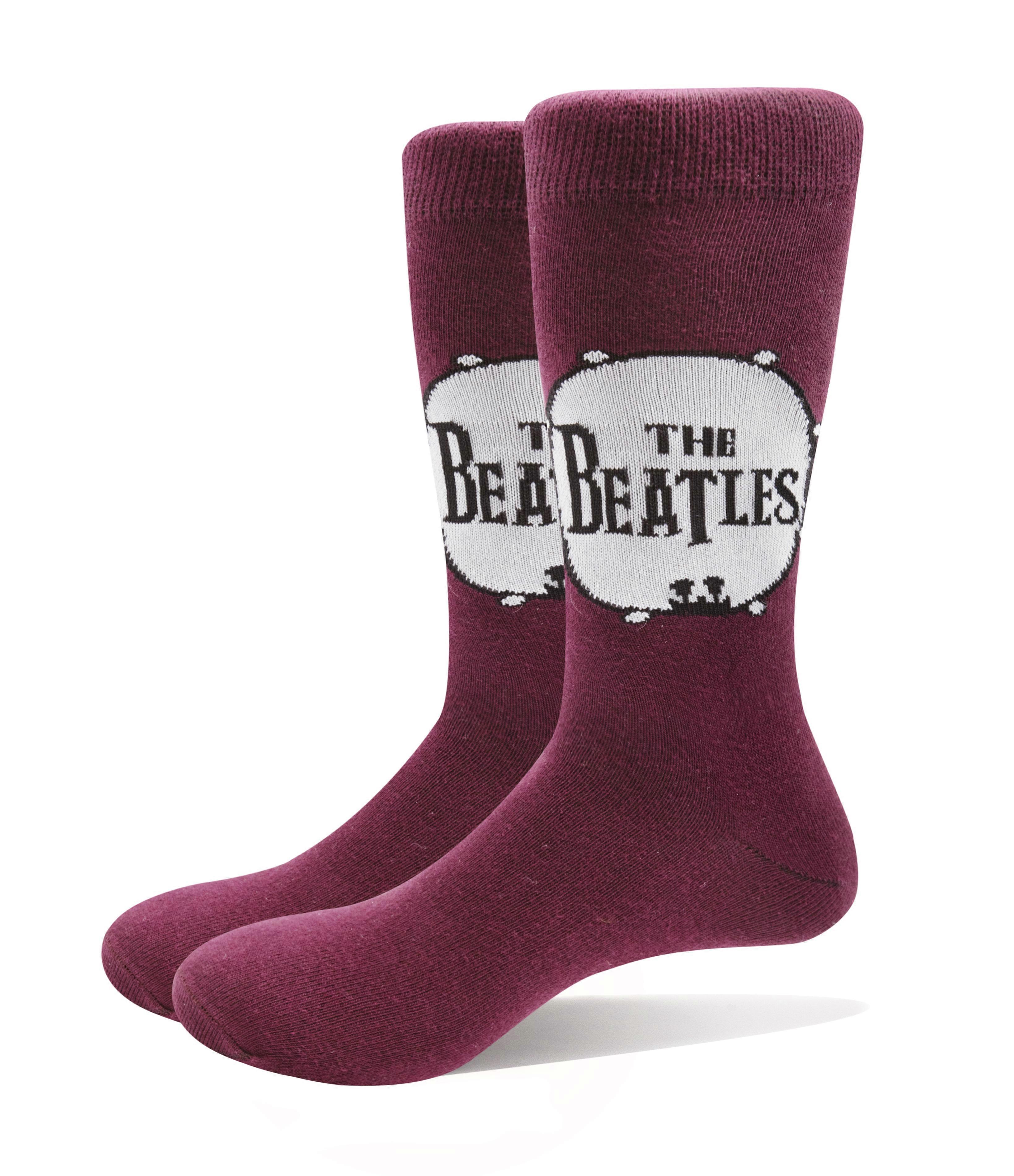 The Beatles Drum Band Logo Socks