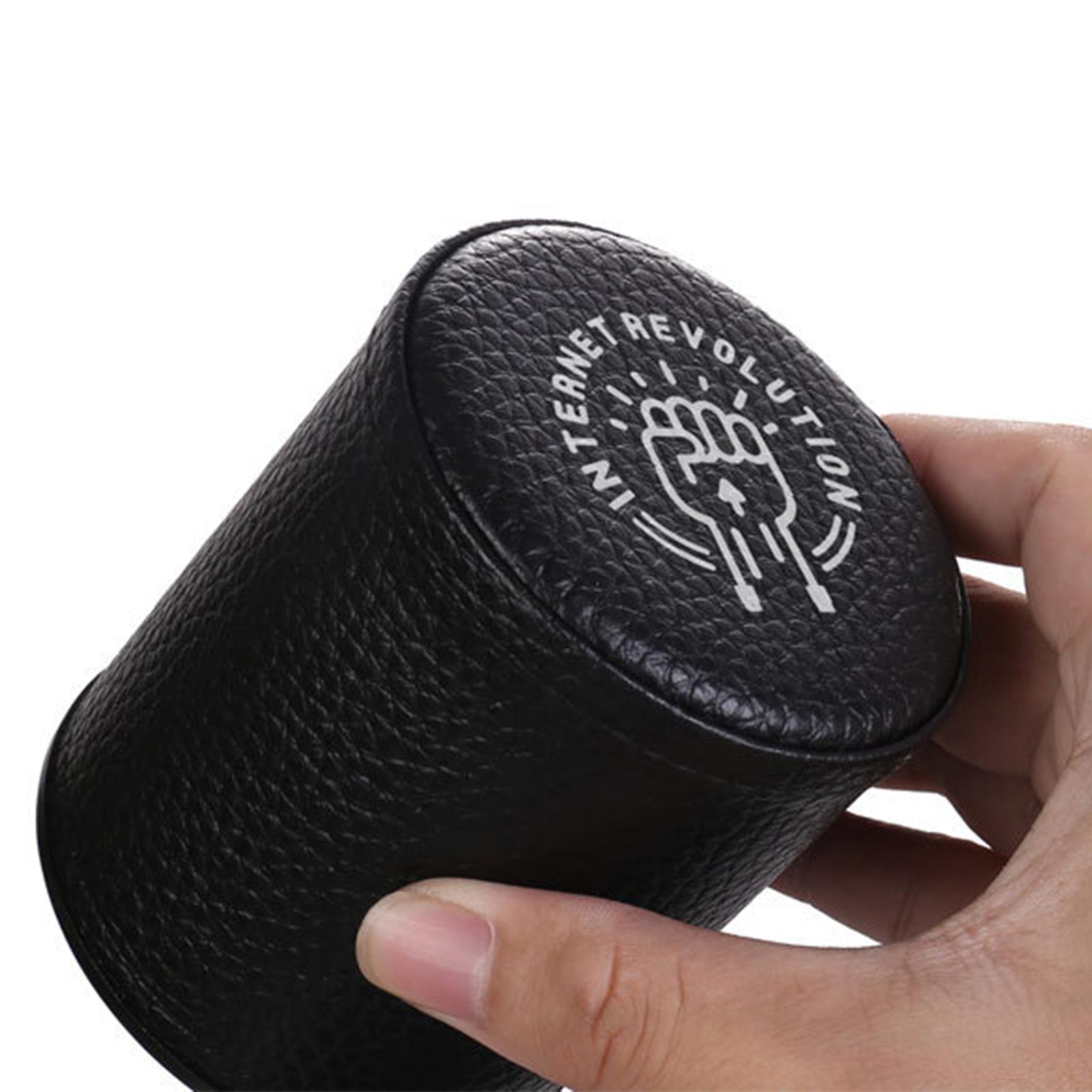 thumbnail image 5 of Taza de dados de cuero Pu, estable, resistente, cómoda, sensación de mano, taza de dados, 5 of 5