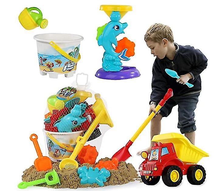 Beach Toy 2022 Pop Toys Summer Kid Items Bucket With Tools Beach Game