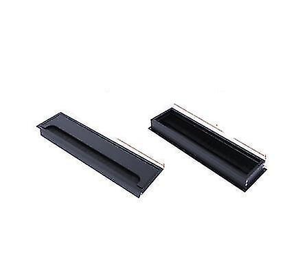 I Rectangular Aluminum Alloy Desk Wire Hole Cover cable Organizer
