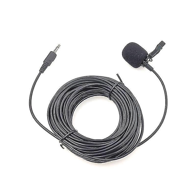 Mono Outdoor Live Broadcasting Microphone Collar Clip For Amplifier Mobile Phone