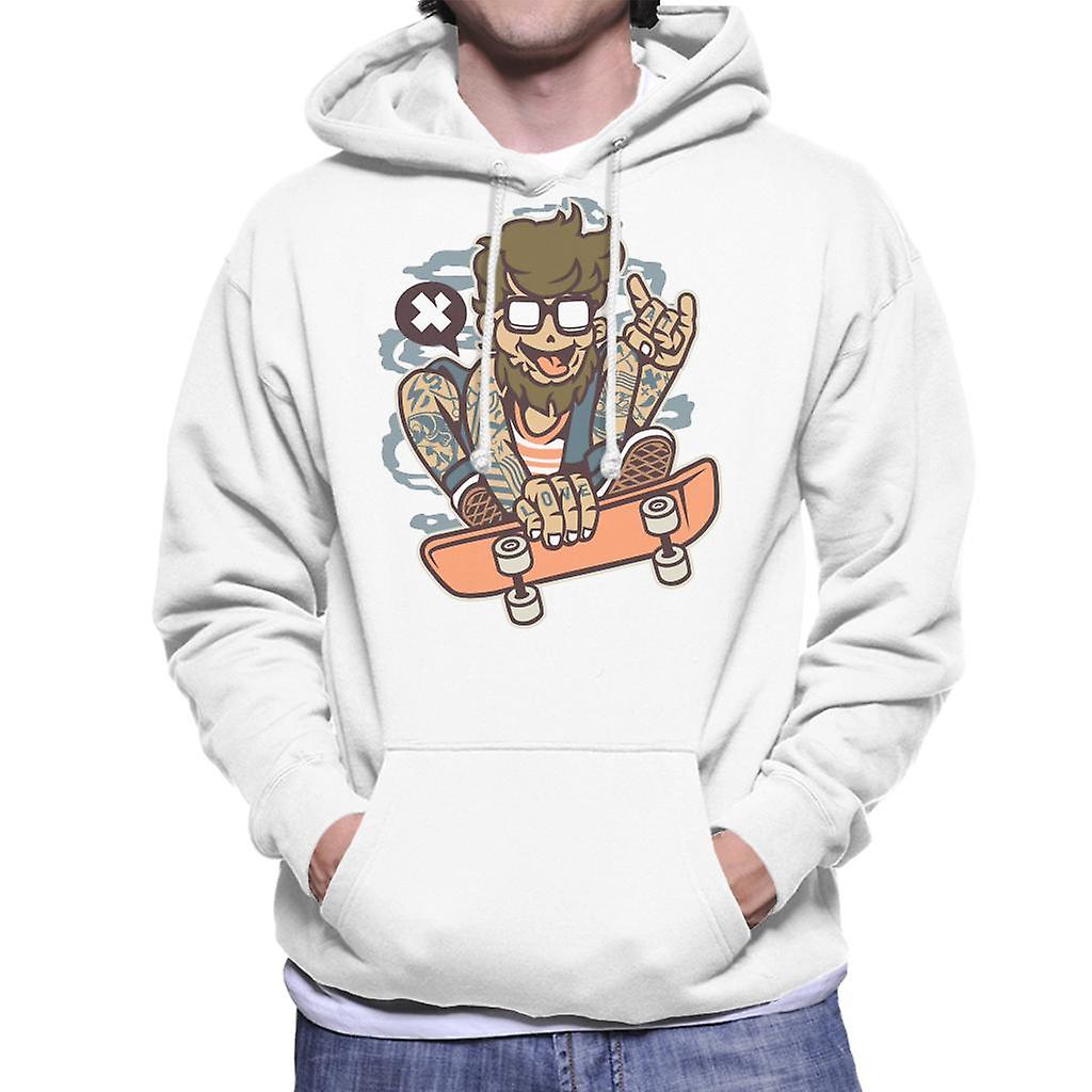 Kreslený vousatý muž ' s kápí