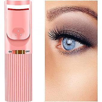 Beheizte Wimpernwickler, elektrische Wimpernzange, wiederaufladbare Wimpernwickler mit flexiblem Silikonpolster, langlebig