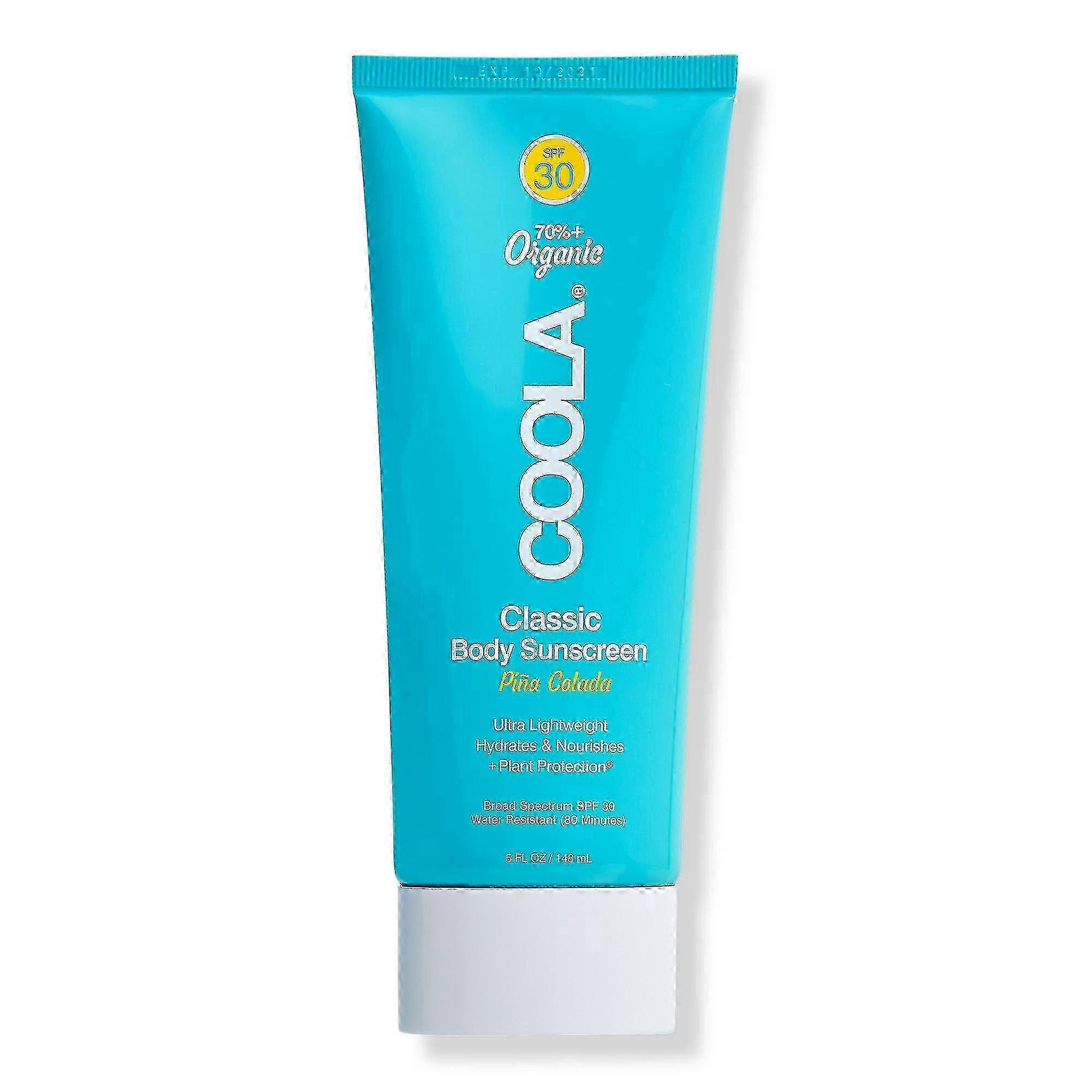クーラピニャコラーダクラシックボディオーガニック日焼け止めローション、SPF30、5.0オンス