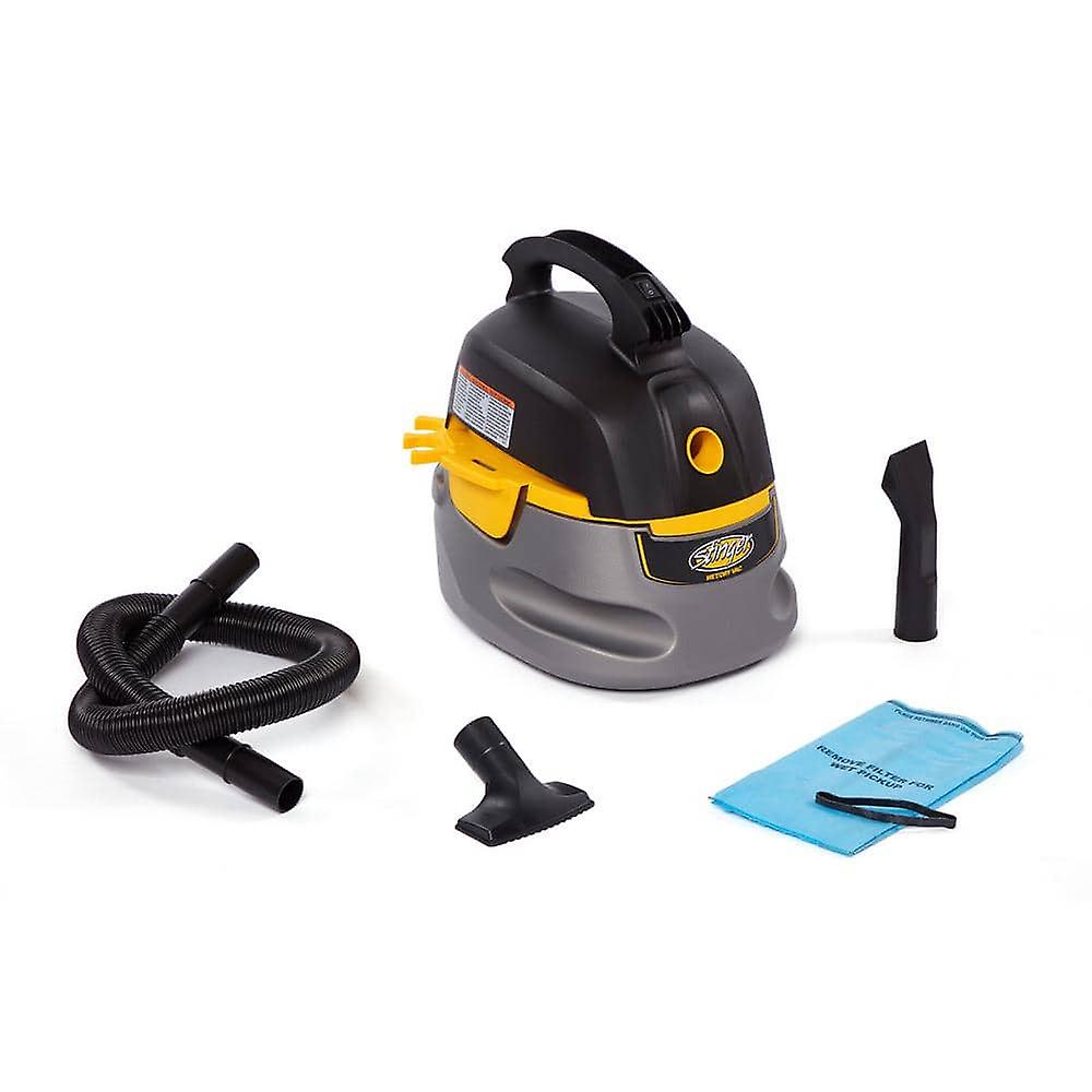 2.5 Gal. 1.75-Peak HP Compact Wet/Dry Shop Vacuum with Filter Bag, Hose and Accessories