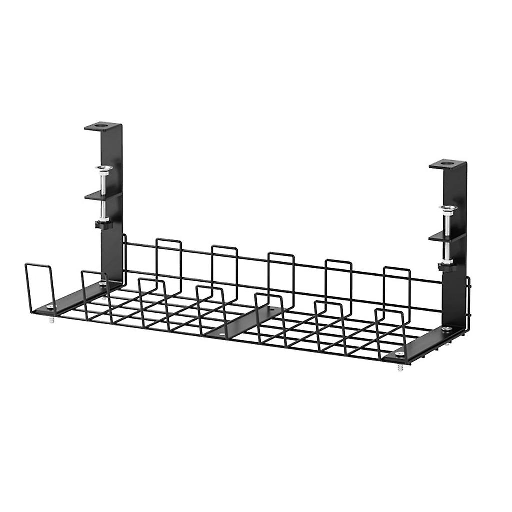 No Drill Under Desk Cable Management Tray, Desk Wire Management Cable Basket