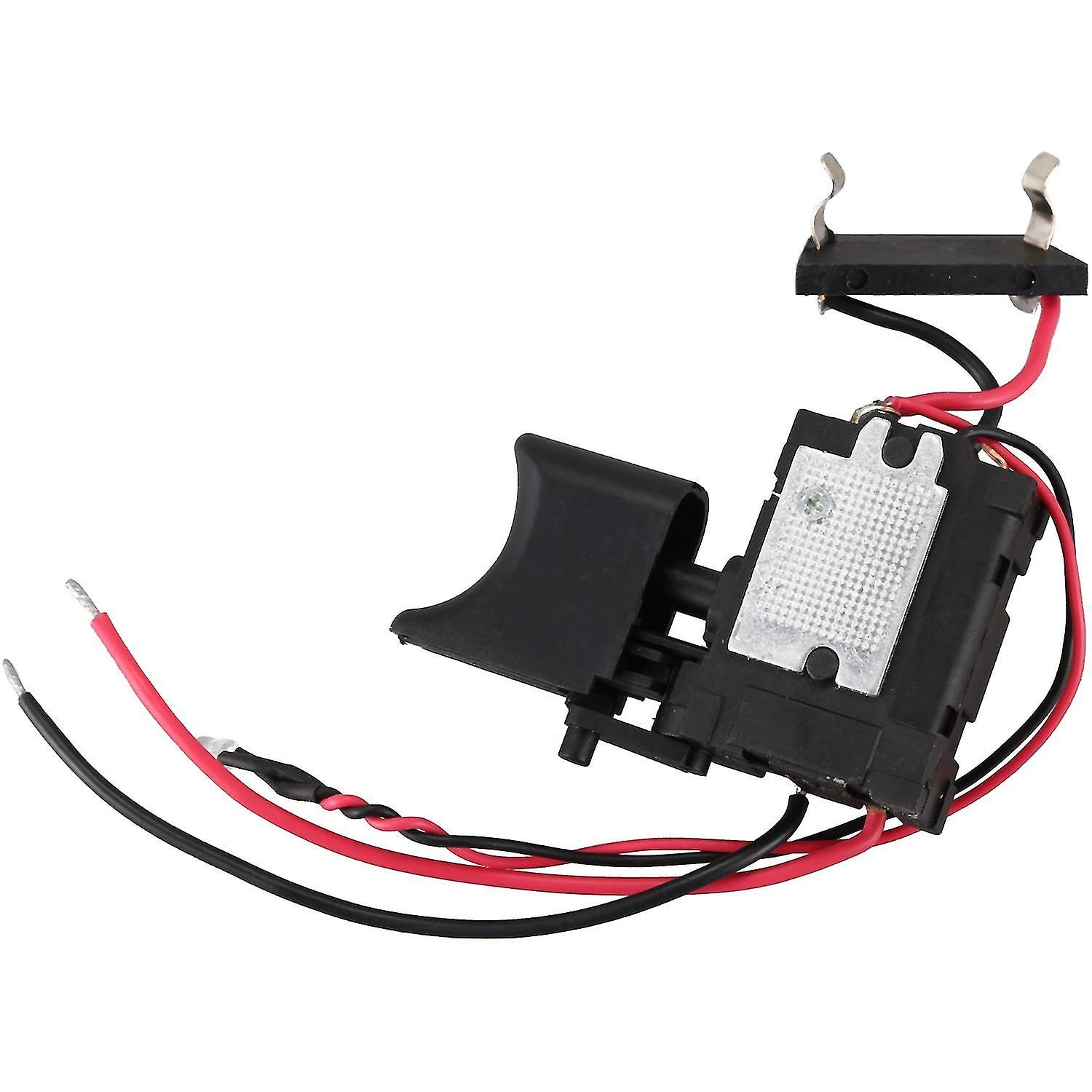 7.2 V - 24 V Lithium Battery Cordless Drill Switch Speed Control Trigger Switch with Small Light