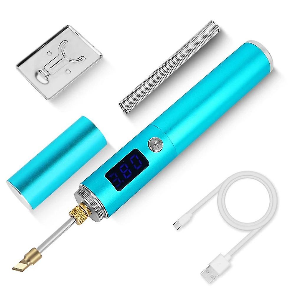 USB High-Power Fast Heat Wireless Lötkolben Wiederaufladbare Lötkolben Temperatur mit LED D